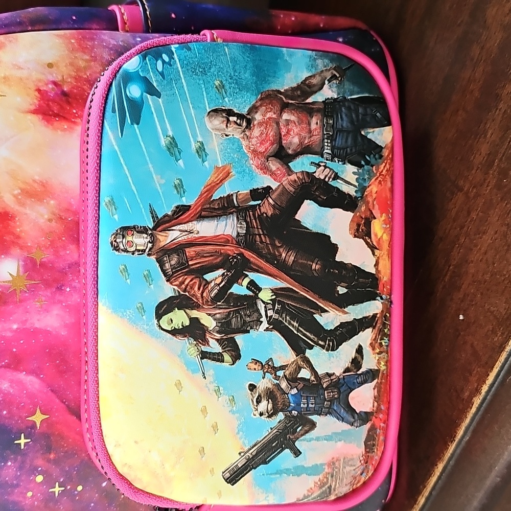 NWT Loungefly Bookbag Infinity Saga Guardians of the Galaxy Marvel Comics Purse - Picture 10 of 13
